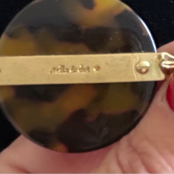 Stella & Dot Jaya Tortoise Pendant Necklace EUC - Picture 7 of 10